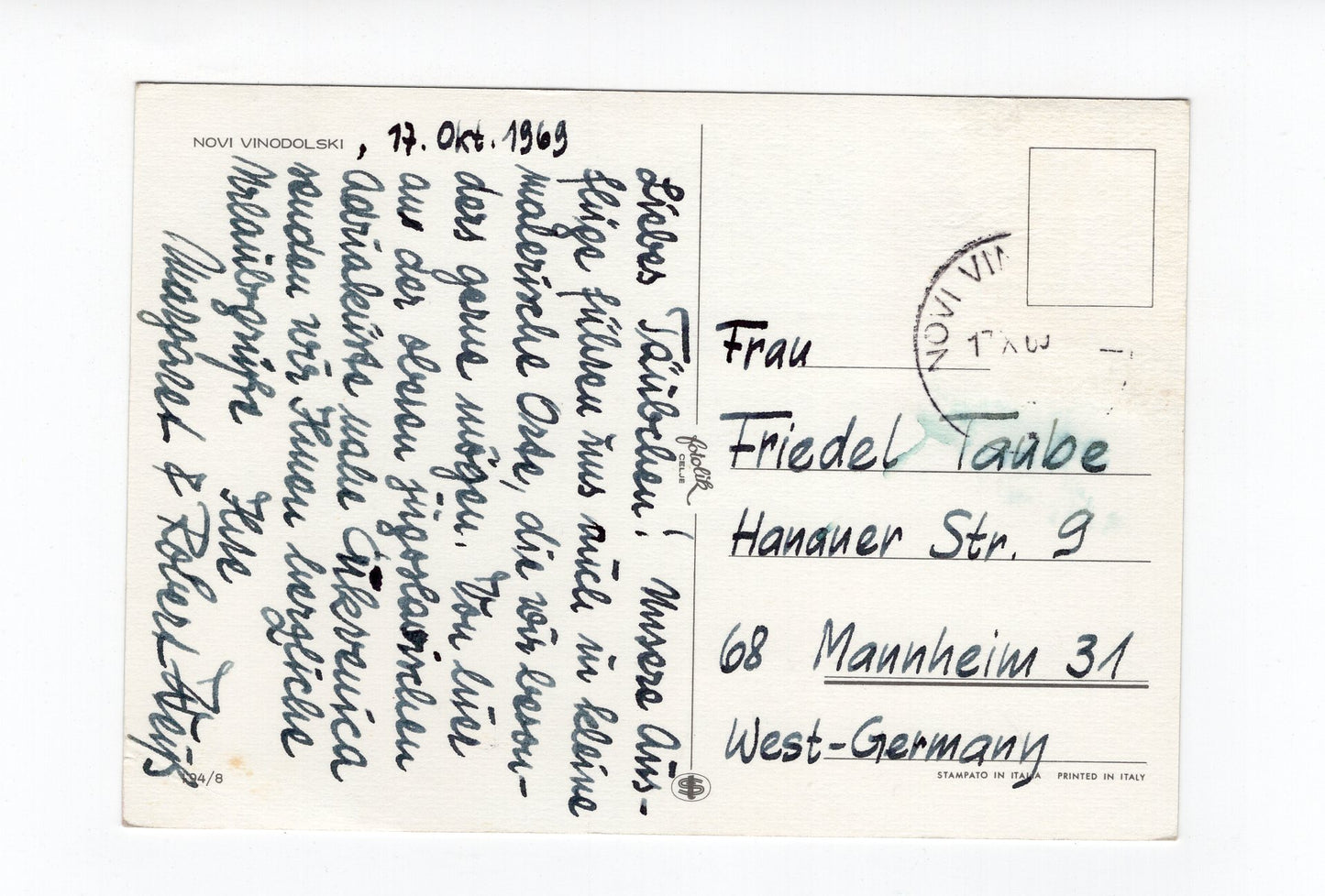 Ansichtskarte Novi Vinodolski / Kroatien