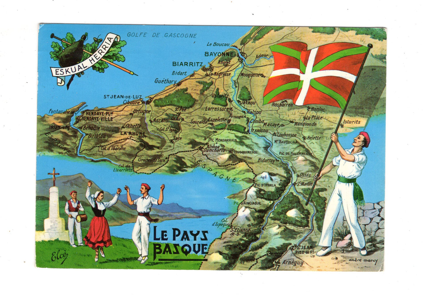 Ansichtskarte Le Pays Basque / Frankreich / N1-53