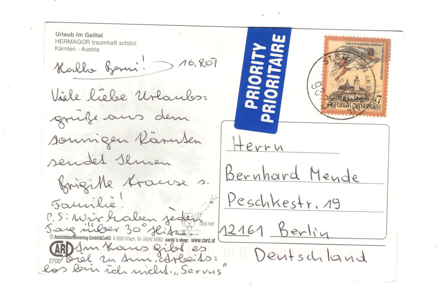 Ansichtskarte Hermagor / Pressegger See / Kärnten / Österreich