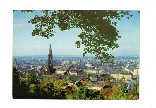 Ansichtskarte Blick auf Freiburg im Breisgau / G1-64