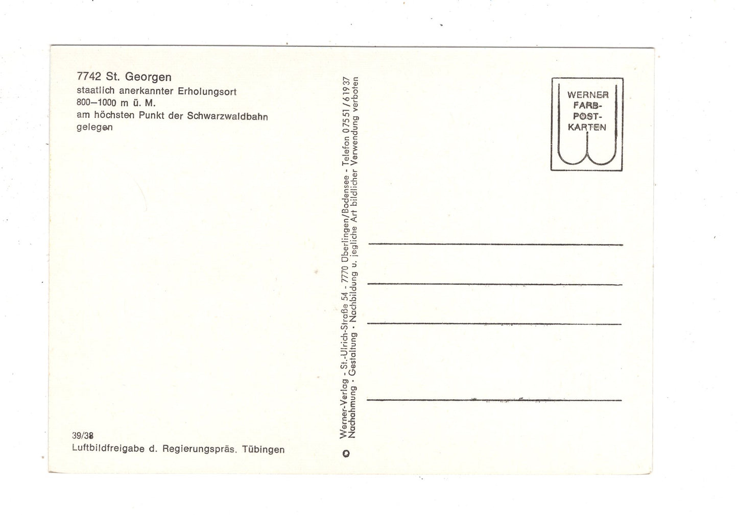 Ansichtskarte St. Georgen / Schwarzwald / K1-47
