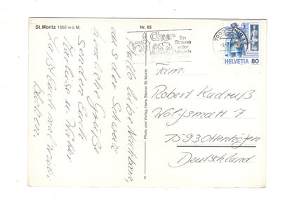 Ansichtskarte St. Moritz / Schweiz