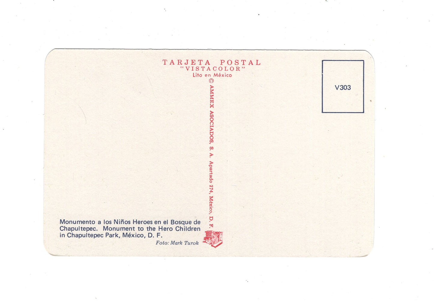 Ansichtskarte Mexico City / Monumento a los Ninos Heroes / Mexiko