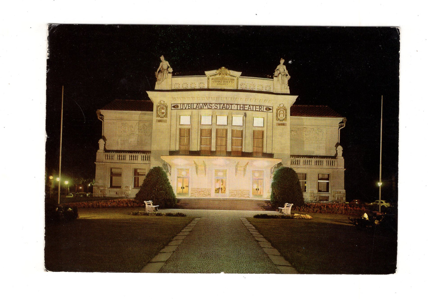 Ansichtskarte Klagenfurt / Stadttheater / Kärnten / Österreich