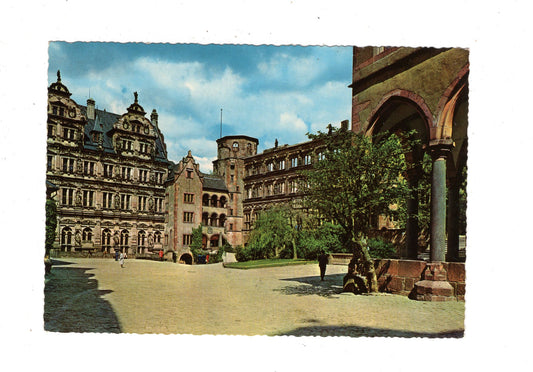 Ansichtskarte Heidelberg / Schlosshof / M1-52