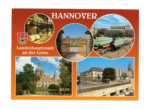 Ansichtskarte Hannover - Landeshauptstadt an der Leine / J1-55