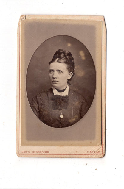 Fotografie Damenportrait - Elberfeld 1870er