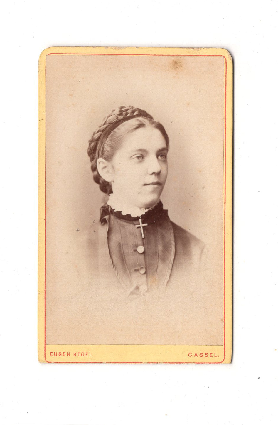 Fotografie Damenportrait - Kassel 1870er / CDV C1-10