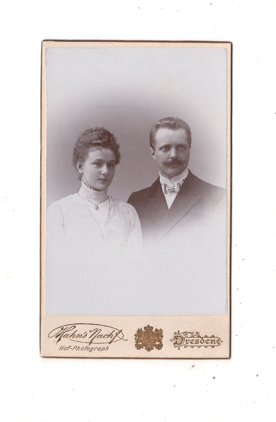 Fotografie Feines Paar - Dresden um 1900