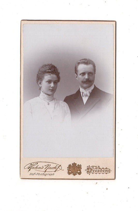 Fotografie Feines Paar - Dresden um 1900