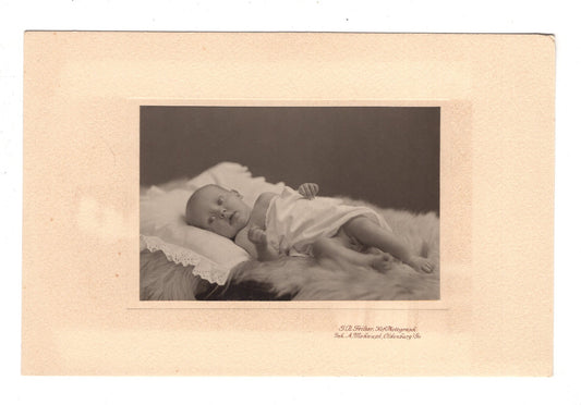 Fotografie Schönes Kinderbild / Baby - Oldenburg 1910er / CAB U-31