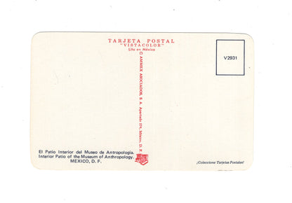 Ansichtskarte Mexico City / El Patio Interior del Museo de Antropologia / Mexiko