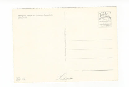 Ansichtskarte Obergurgl / Ötztal / Tirol / Österreich