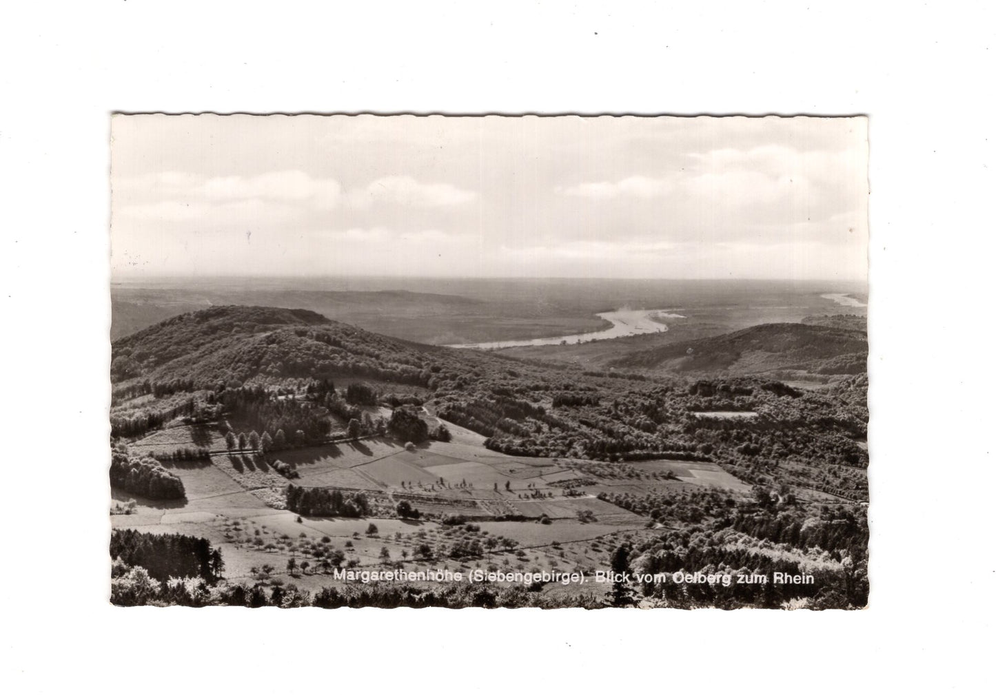 Ansichtskarte Margarethenhöhe / Siebengebirge / Blick vom Oelberg