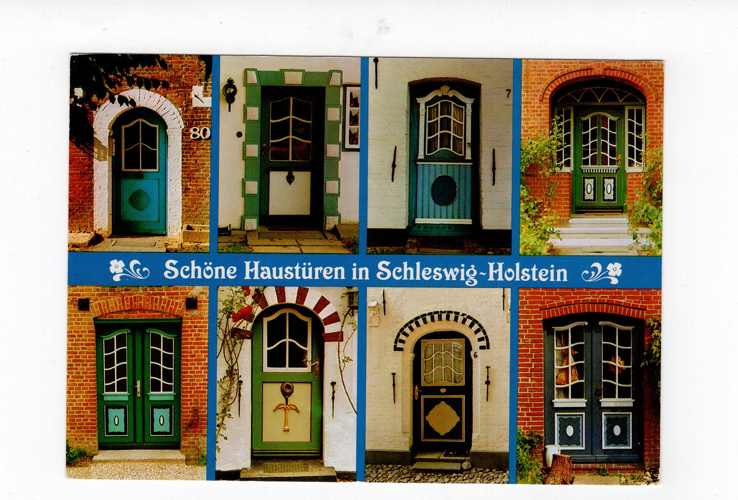 Ansichtskarte Schöne Haustüren in Schleswig-Holstein