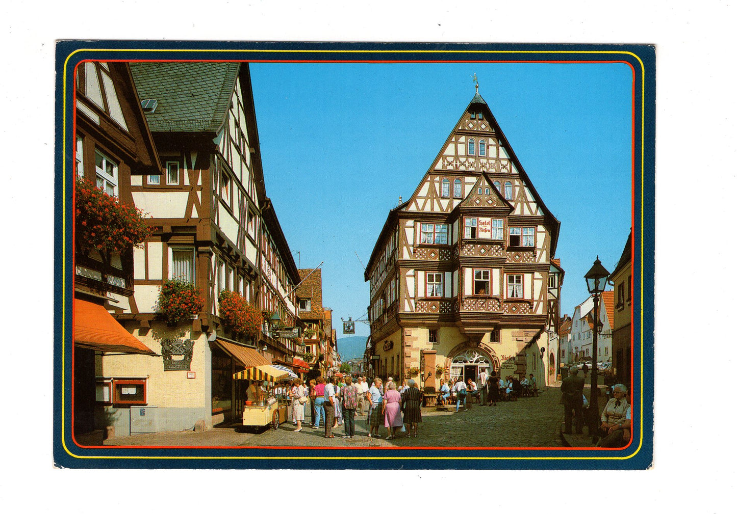Ansichtskarte Miltenberg am Main / Altstadtpartie mit Hotel zum Riesen / I1-59
