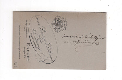 Fotografie Niedliche kleine Kinder / benannt - Erfurt 1903