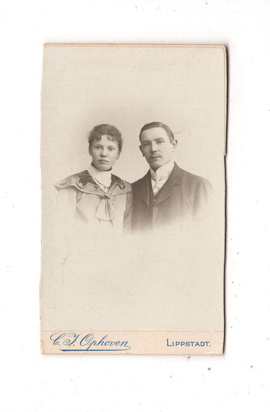 Fotografie Feines Paar - Lippstadt um 1900