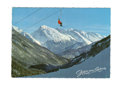 Ansichtskarte Leutasch / Skilift Weidach-Kreith / Tirol / Österreich
