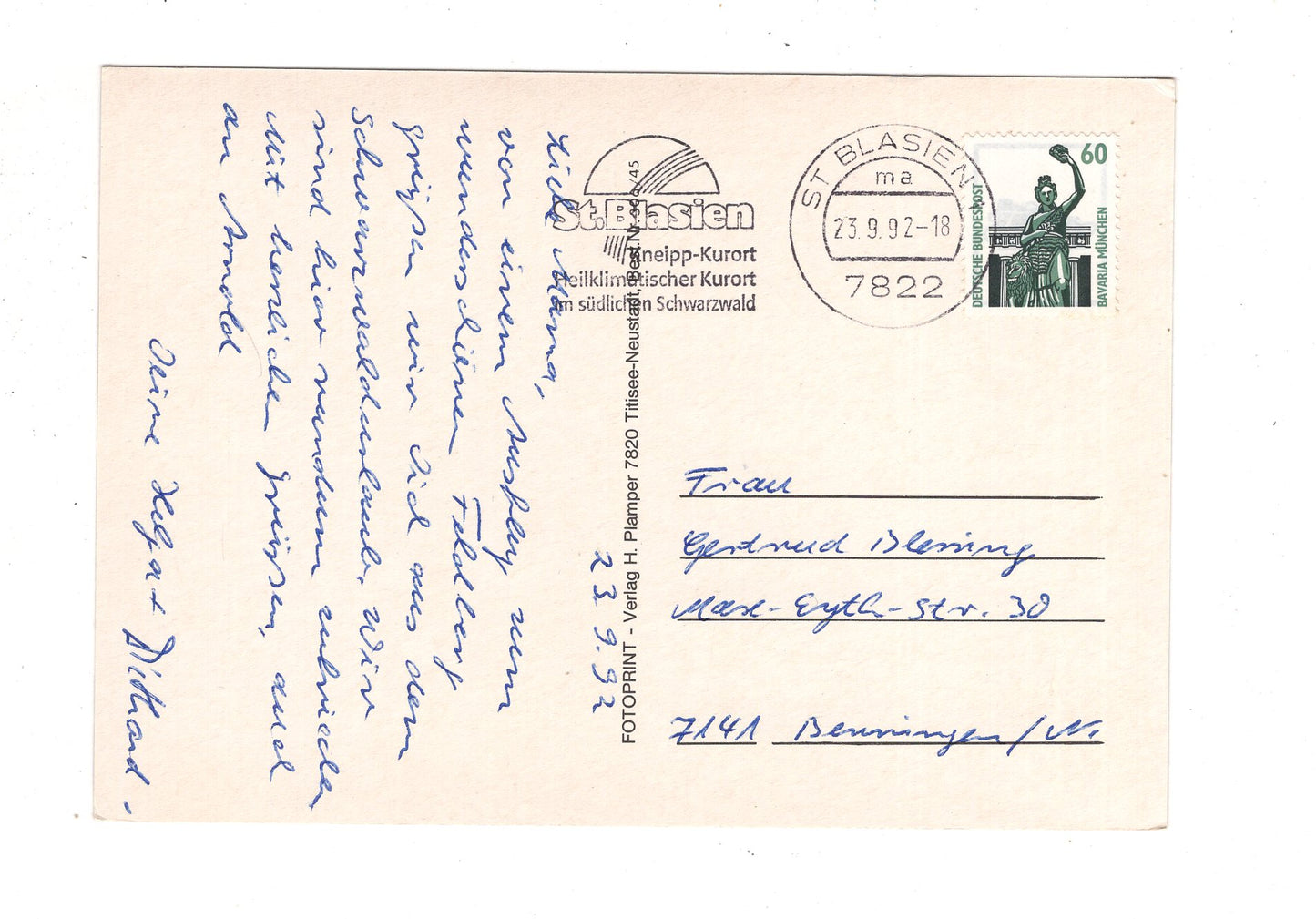 Ansichtskarte Feldberg / Schwarzwald / K1-47