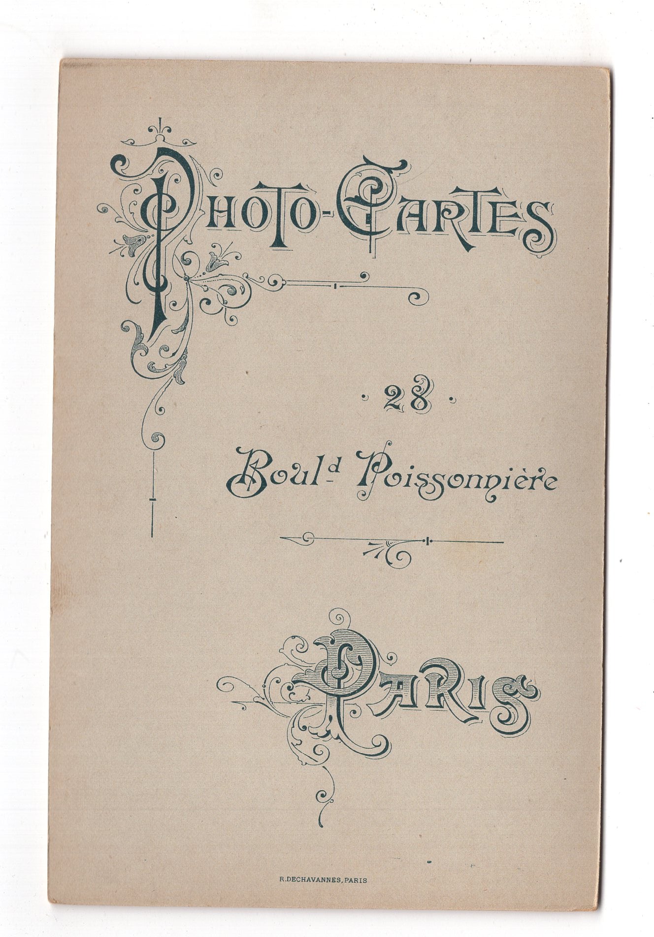 Fotografie Feiner Herr - Paris um 1900 / CAB W-34