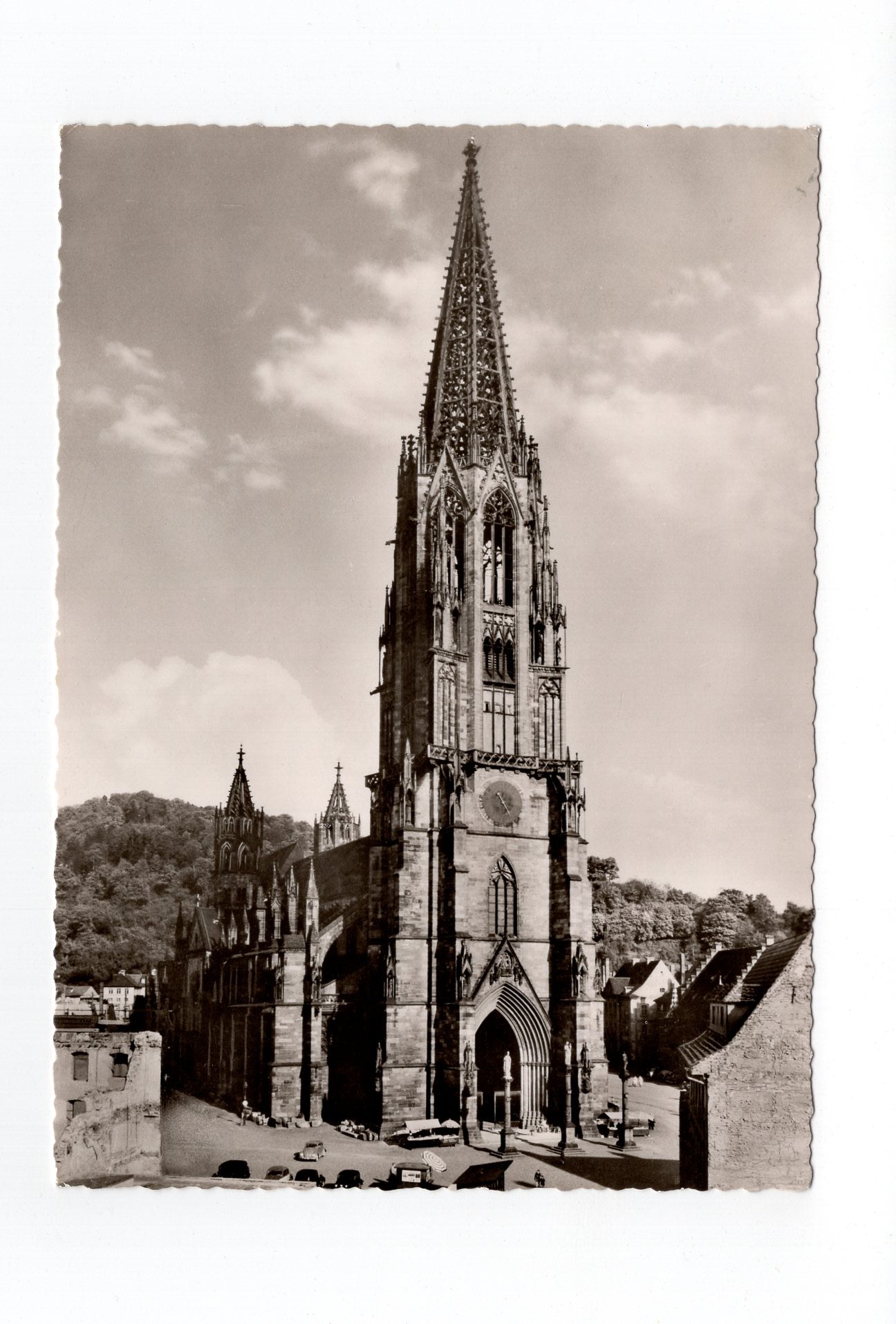 Ansichtskarte Freiburg im Breisgau / Das Münster