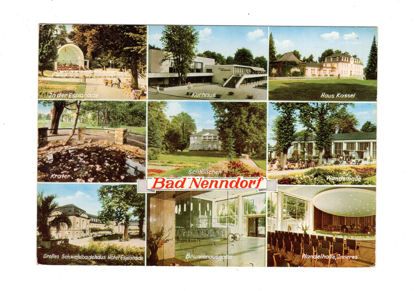 Ansichtskarte Bad Nenndorf / Kurhaus / Schlösschen +++