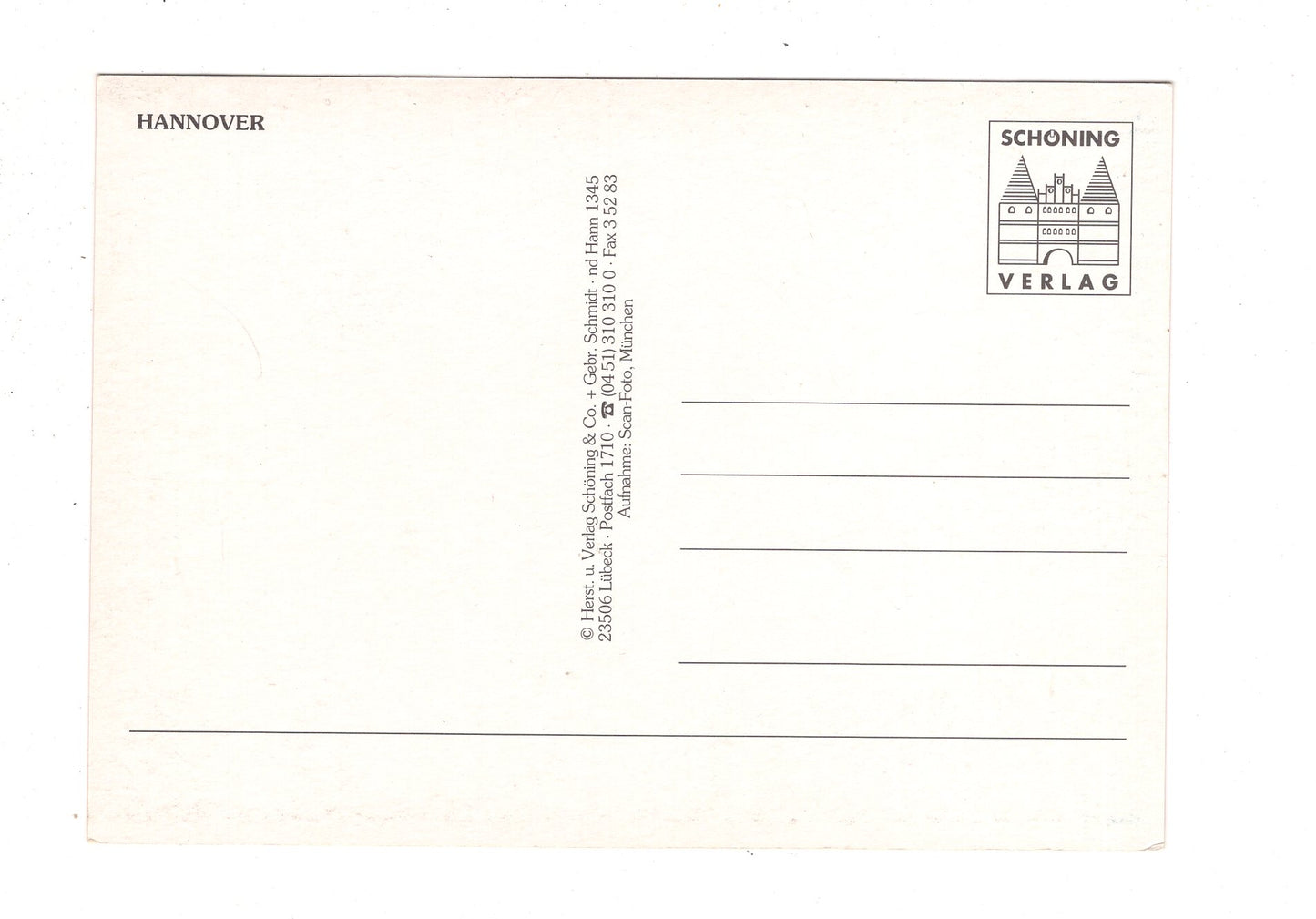 Ansichtskarte Hannover / J1-55