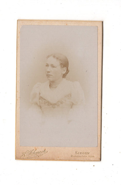 Fotografie Damenportrait - Siegen 1890er