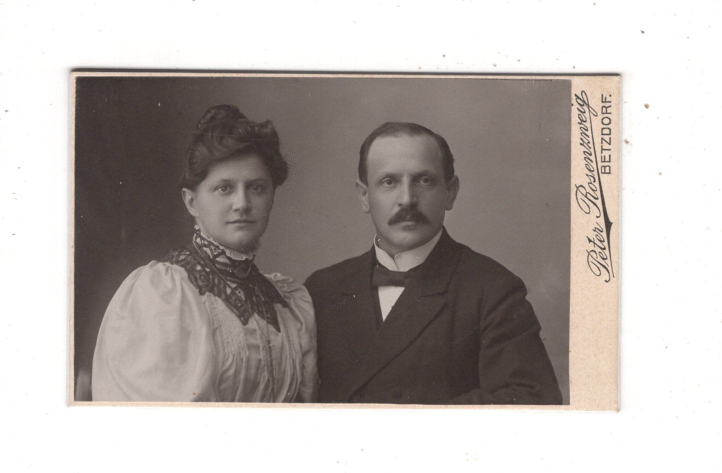 Fotografie Feines Paar - Betzdorf 1900er