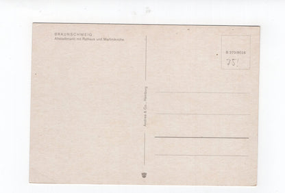 Ansichtskarte Braunschweig / Altstadtmarkt mit Rathaus +++