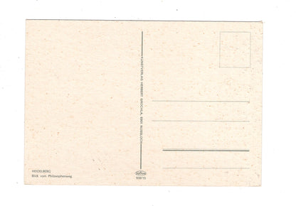 Ansichtskarte Heidelberg / Blick vom Philosophenweg / M1-52