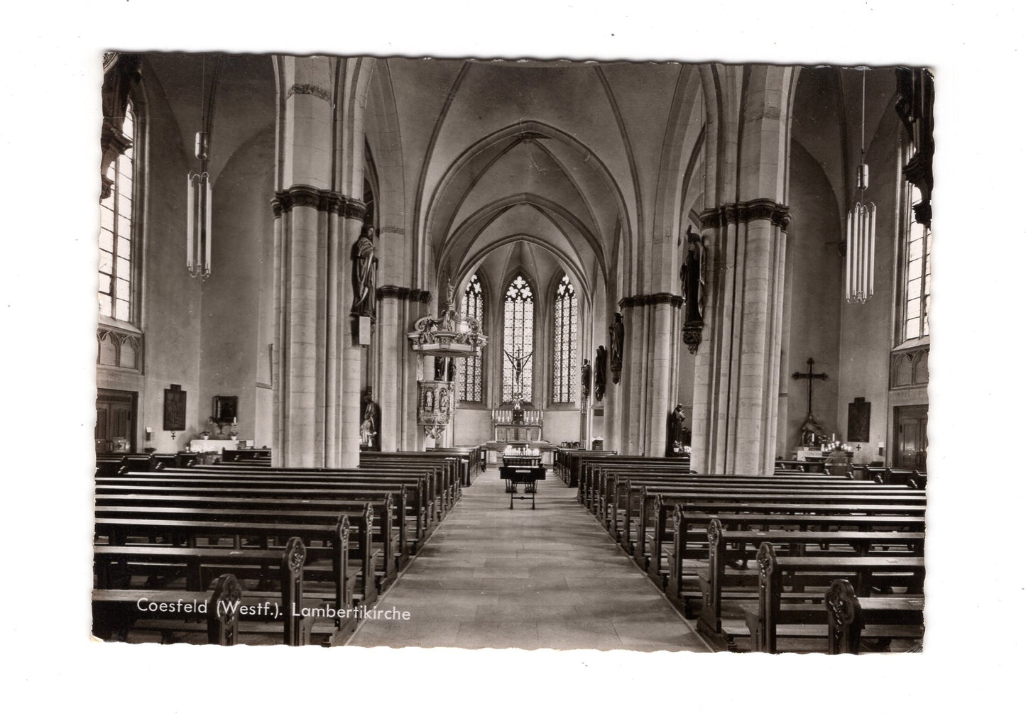 Ansichtskarte Coesfeld / Westfalen / Lambertikirche