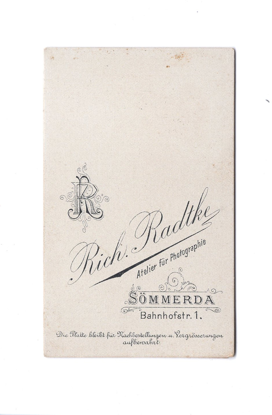 Fotografie Feiner Junge - Sömmerda 1890er