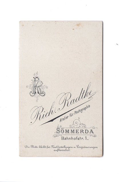 Fotografie Feiner Junge - Sömmerda 1890er