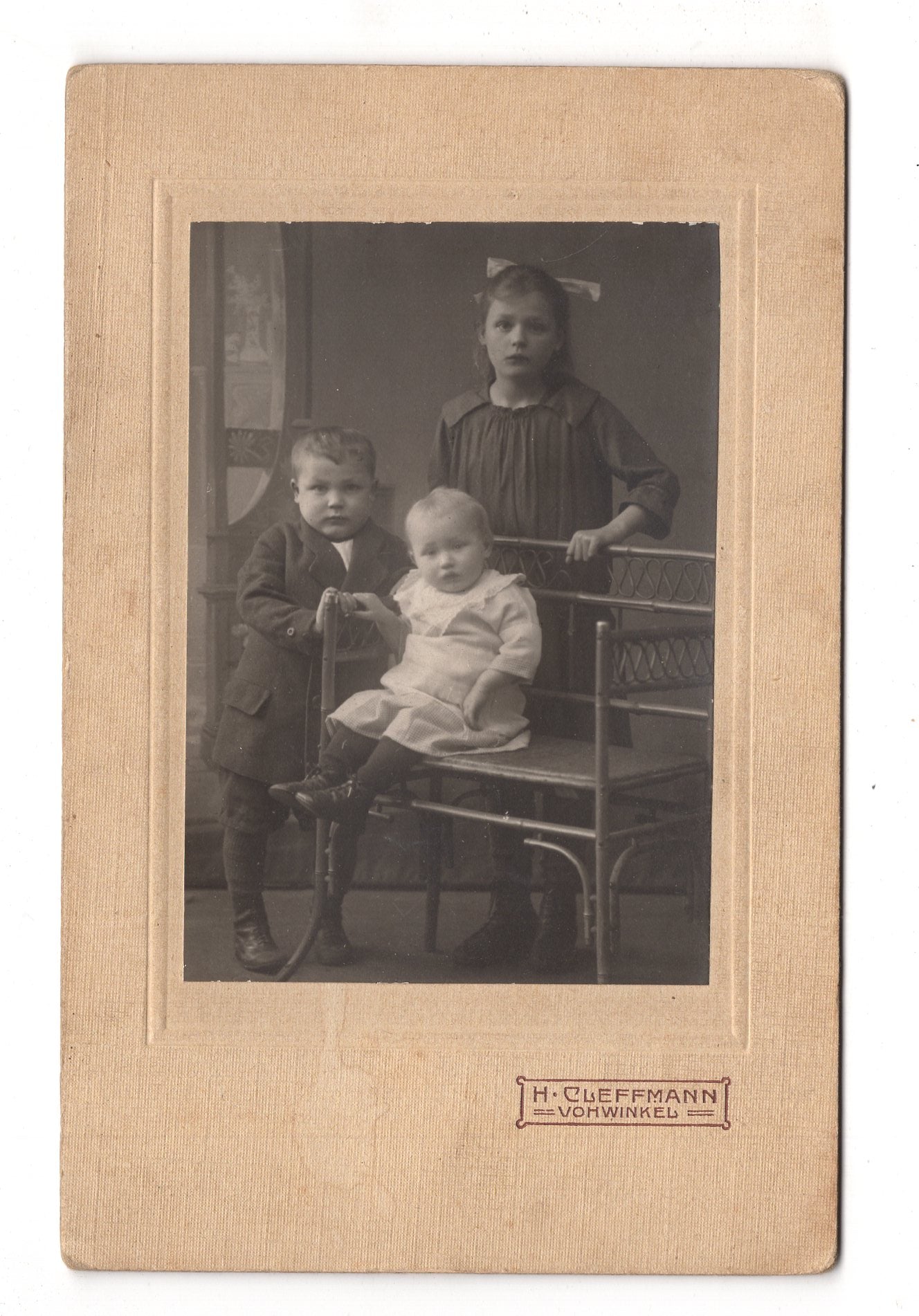 Fotografie Niedliche kleine Kinder - Vohwinkel 1910er / CAB U-31