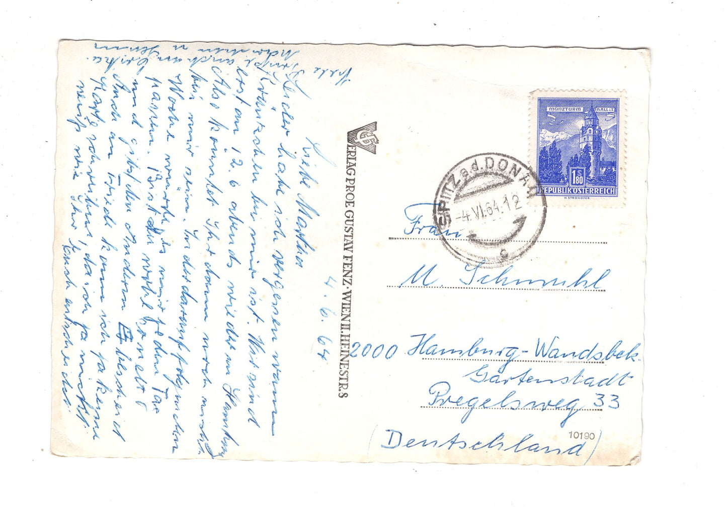 Ansichtskarte Dürnstein an der Donau / Wachau / Österreich / N1-70