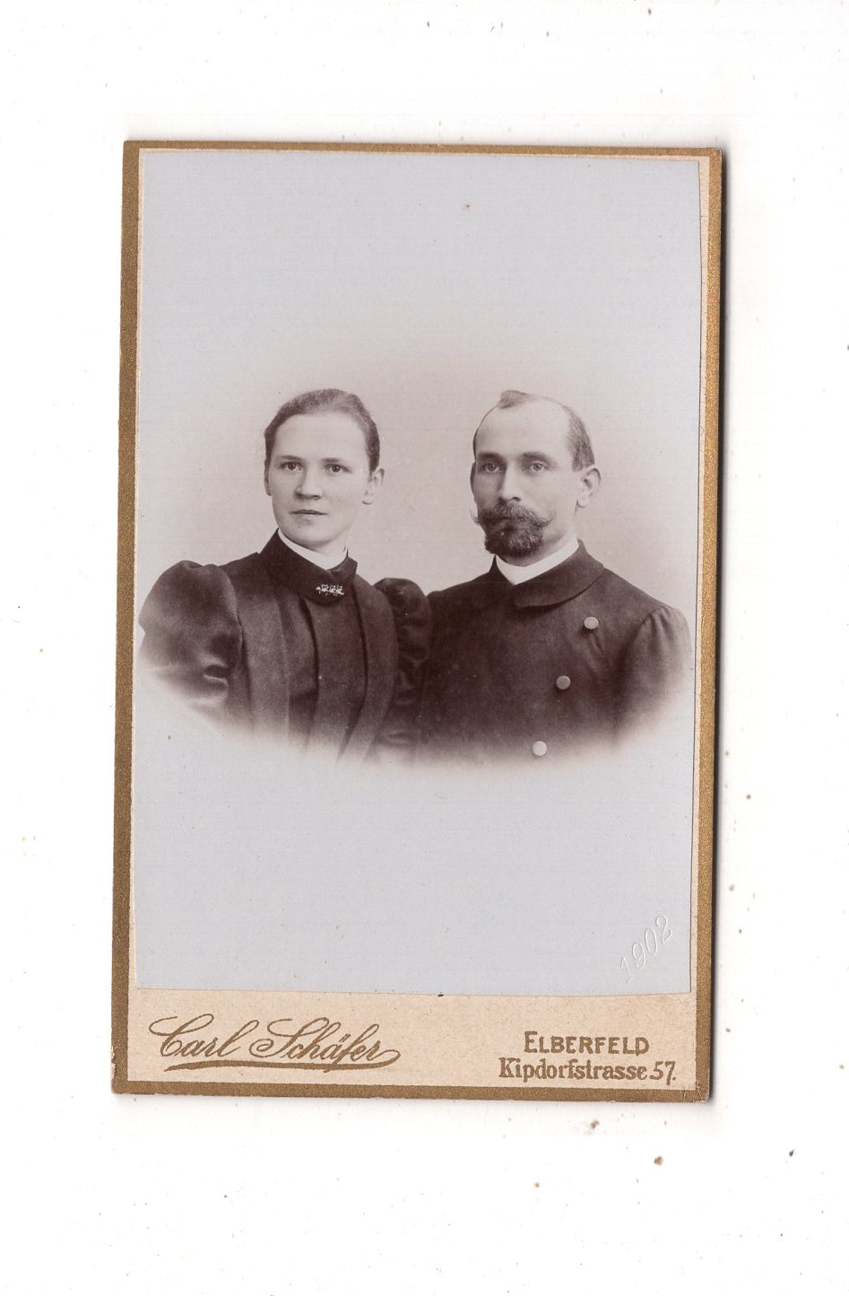 Fotografie Feines Paar - Elberfeld 1902