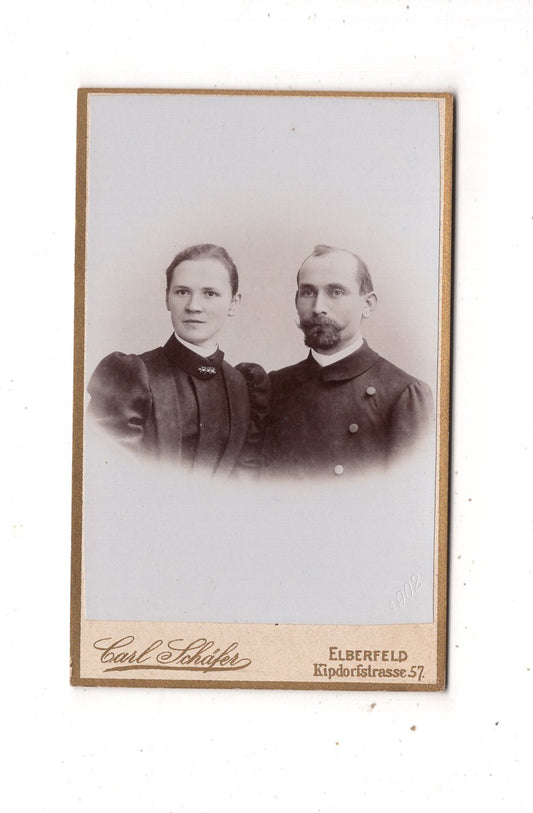 Fotografie Feines Paar - Elberfeld 1902