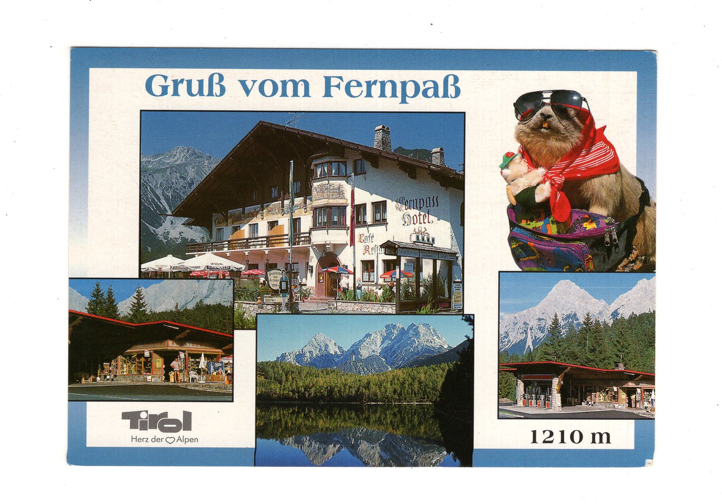 Ansichtskarte Gruß vom Fernpass / Tirol / Österreich