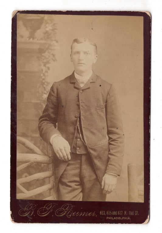 Fotografie Feiner Herr - Philadelphia / USA 1880er / CAB W-34