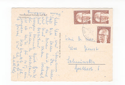 Ansichtskarte Nordseebad Kampen auf Sylt / Ferienhäuser