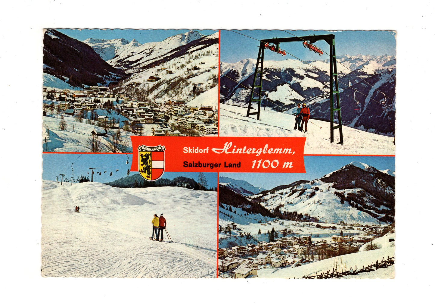 Ansichtskarte Hinterglemm / Salzburger Land / Österreich