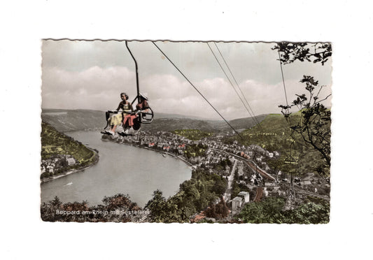 Ansichtskarte Boppard am Rhein mit Sessellift