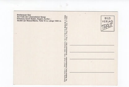 Ansichtskarte Breitenauer See am Fuße der Löwensteiner Berge
