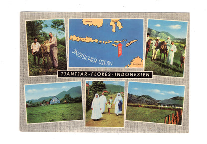 Ansichtskarte Tjantjar - Flores / Indonesien