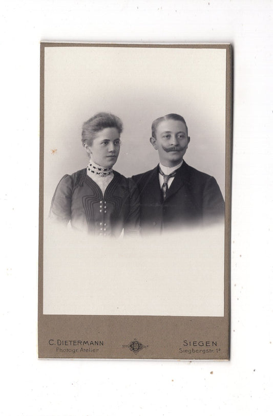 Fotografie Feines Paar - Siegen 1900er