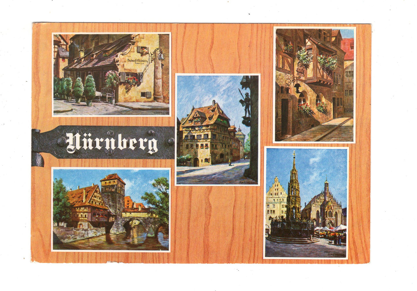 Ansichtskarte Nürnberg / Bratwurst-Glöcklein +++ / M1-52