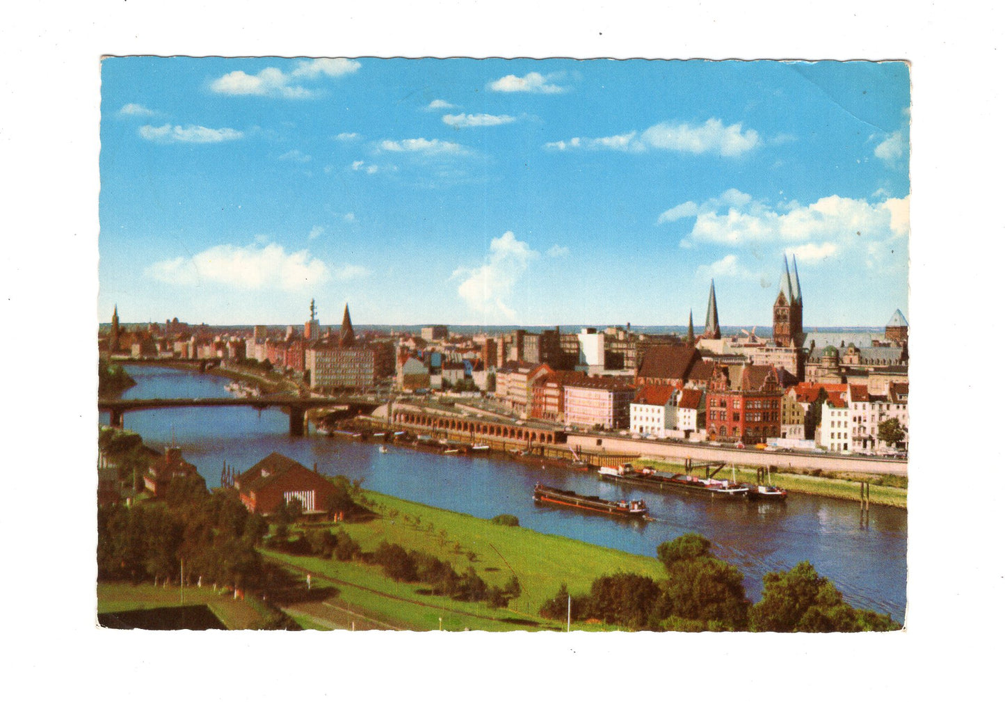 Ansichtskarte Bremen / Panorama