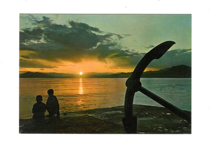 Ansichtskarte Sonnenuntergang / Spanien